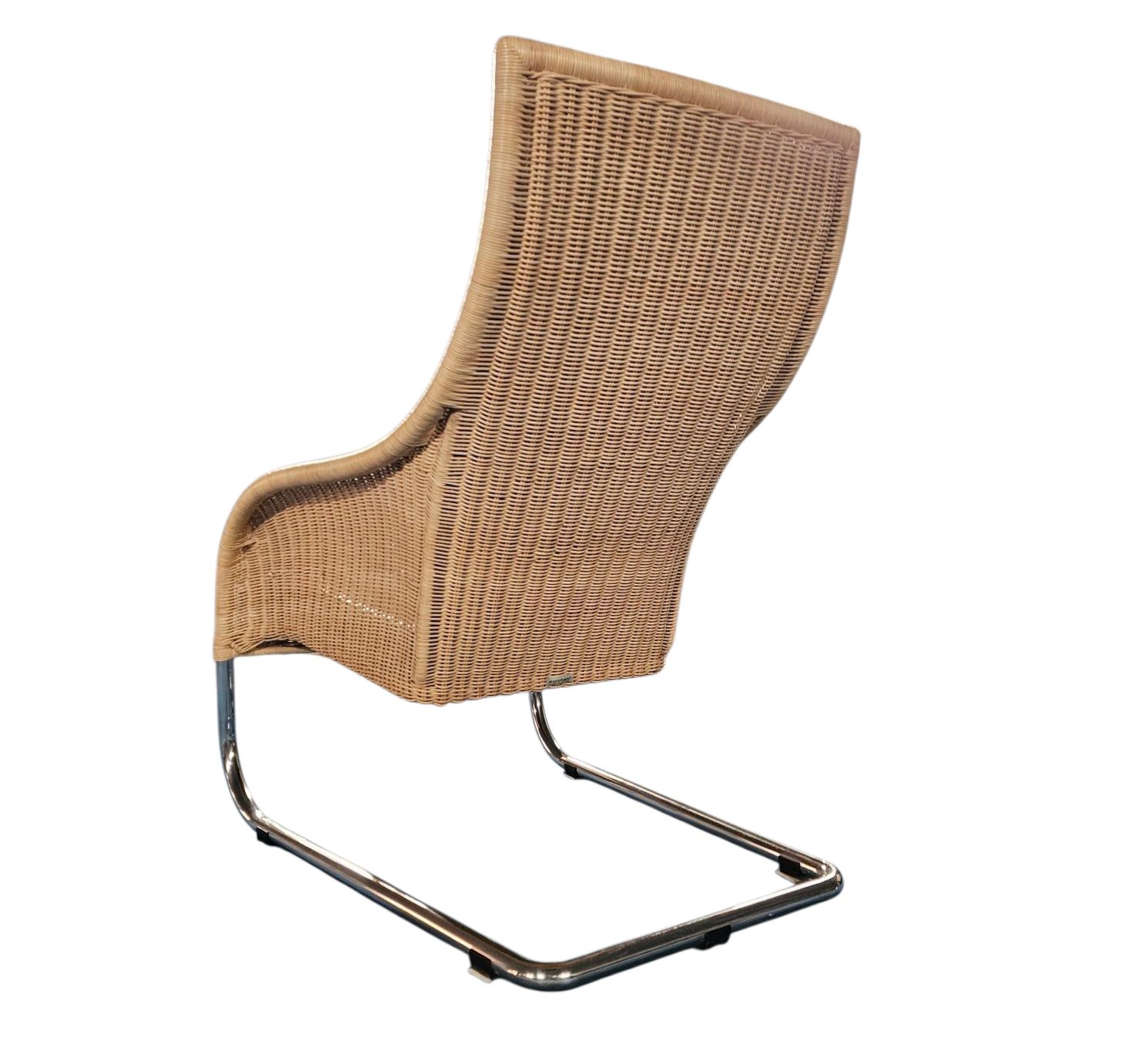 2 X Weighty Rattan Lounge Chair 1990s photo buy