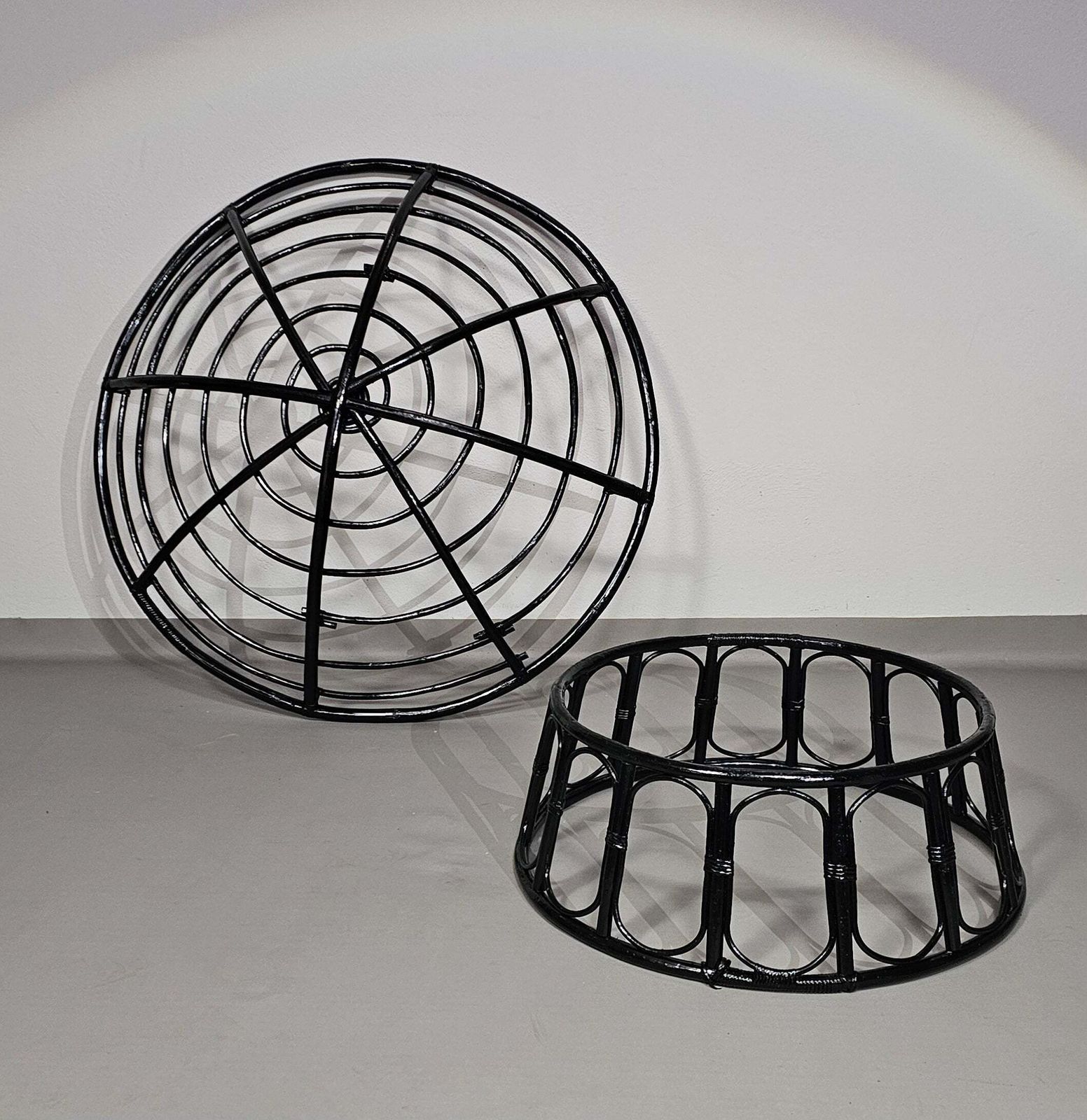 Papasan Rattan Lounge Chair 1970s Width 120 Height 70 Cm photo for sale
