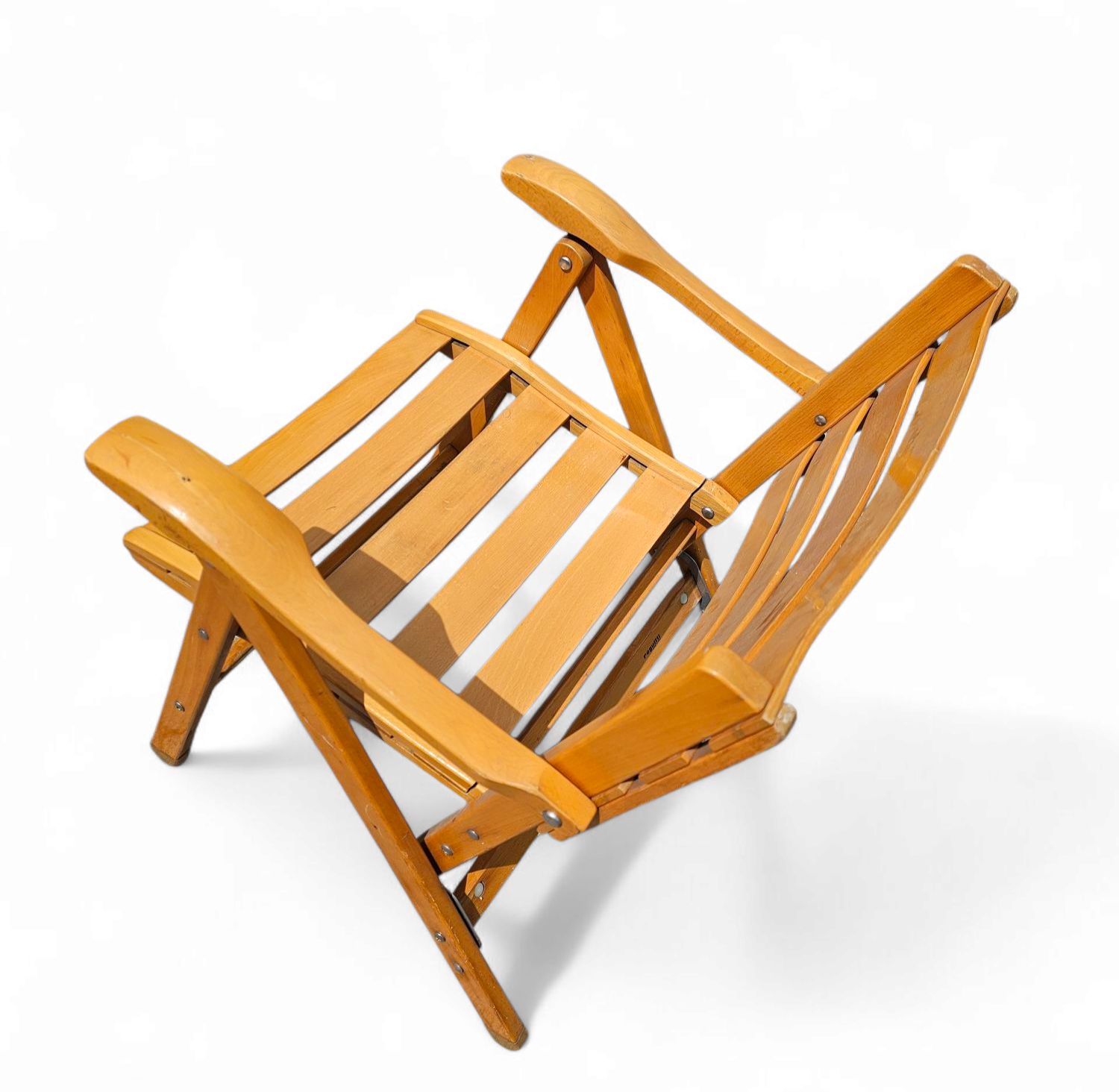 4 X Folding Chairs By Ico & Luisa Parisi For Reguitti, Italy, 1970s, photo Furniture