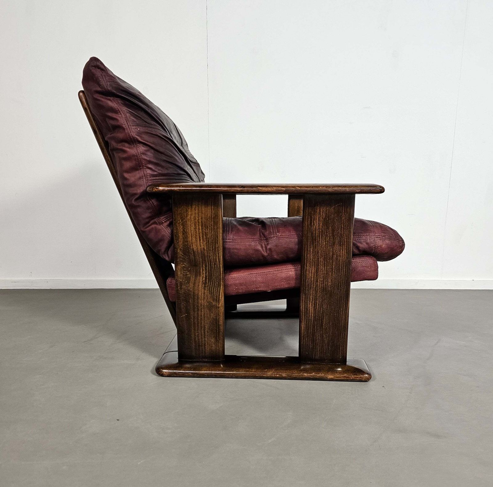 Brutalist Armchair 1960s, Vintage photo Furniture