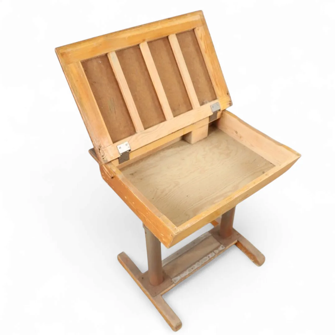 School Bench With Chair, Grythyttan, First Half Of The 20th Century photo vinterior