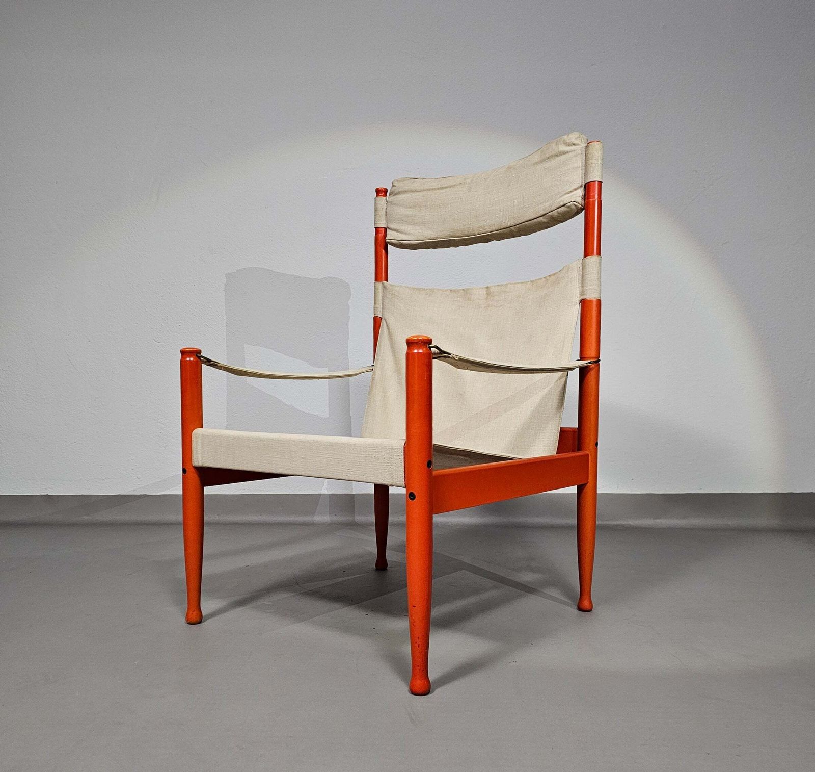Safari Lounge Chair, Model 30, Designed By Erik Worts And Manufactured By Niels Eilersen, Denmark 1960. photo furniture