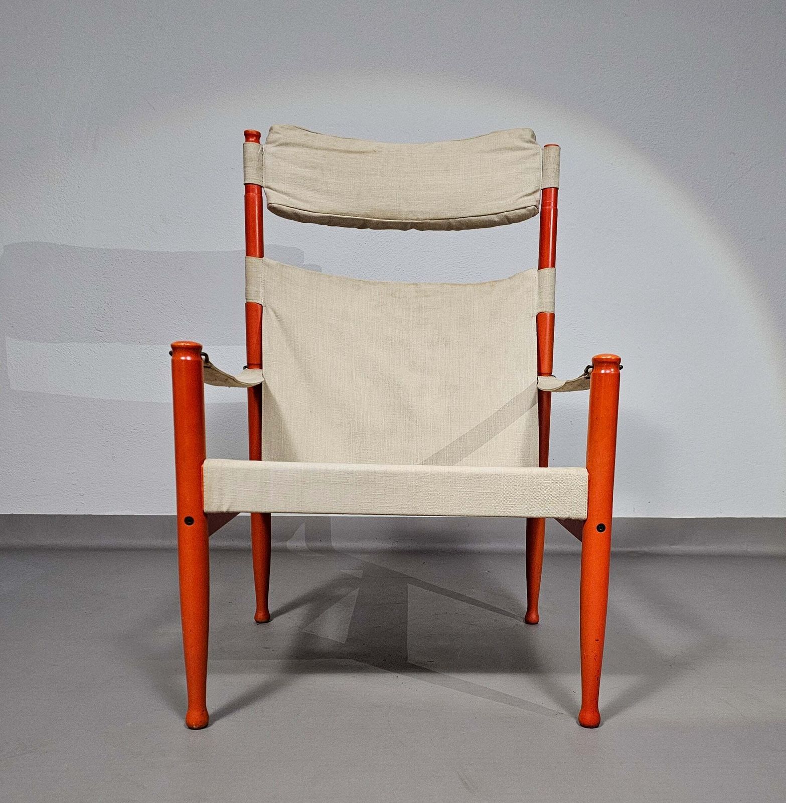 Safari Lounge Chair, Model 30, Designed By Erik Worts And Manufactured By Niels Eilersen, Denmark 1960. photo buy