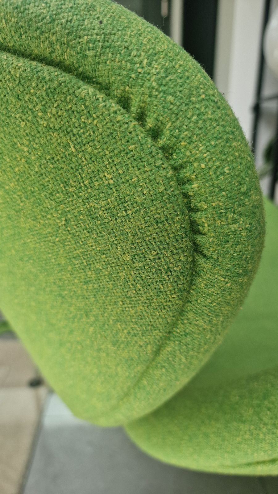 Set Of 4 Early Edition Orange Slice Chair Smodel F437 Pierre Paulin For Artifort In Orignal Green Fabric photo buy