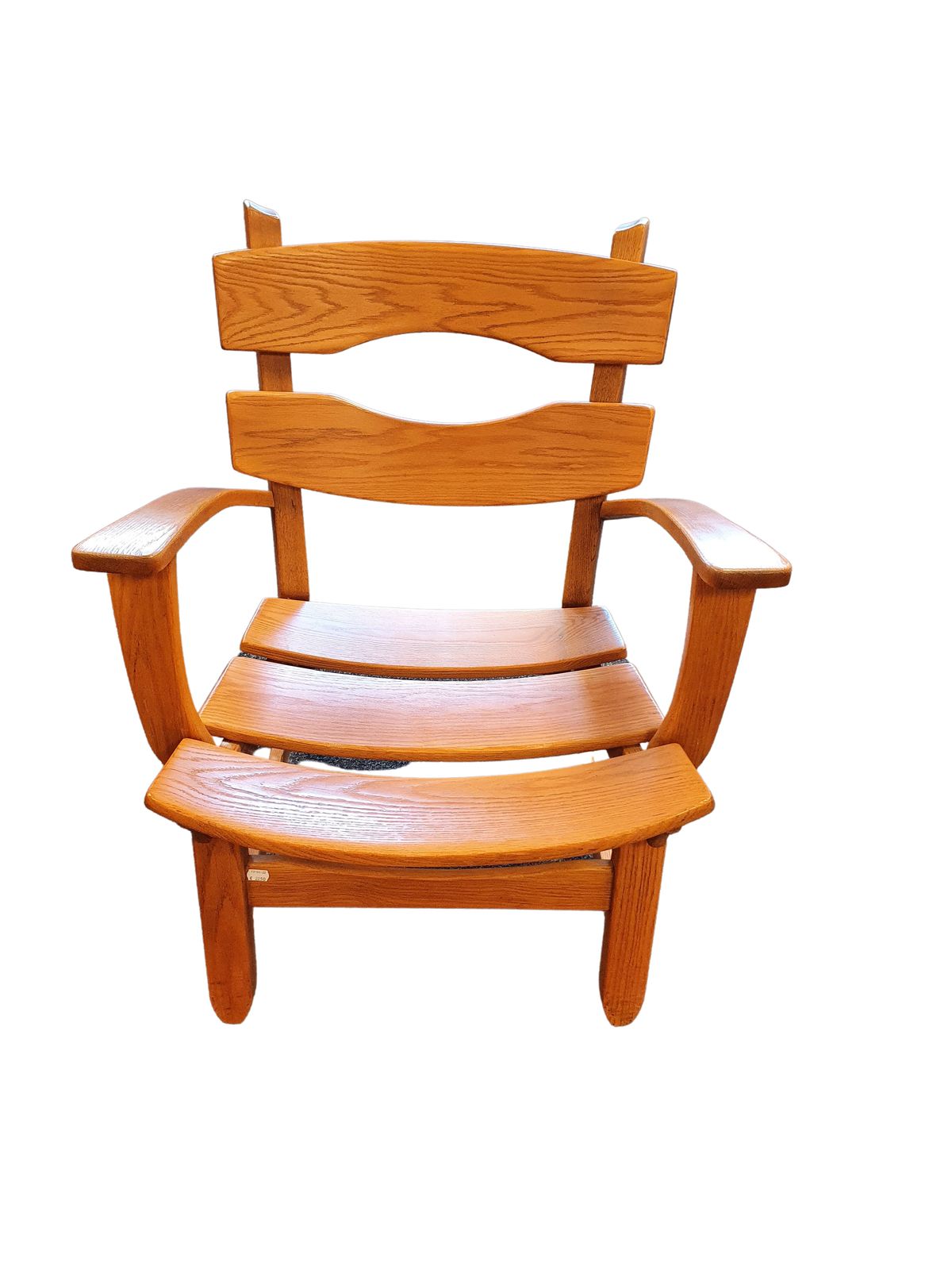Brutalist Chair In Oak By Dittmann & Co For Awa Radbound, 1970 photo furniture