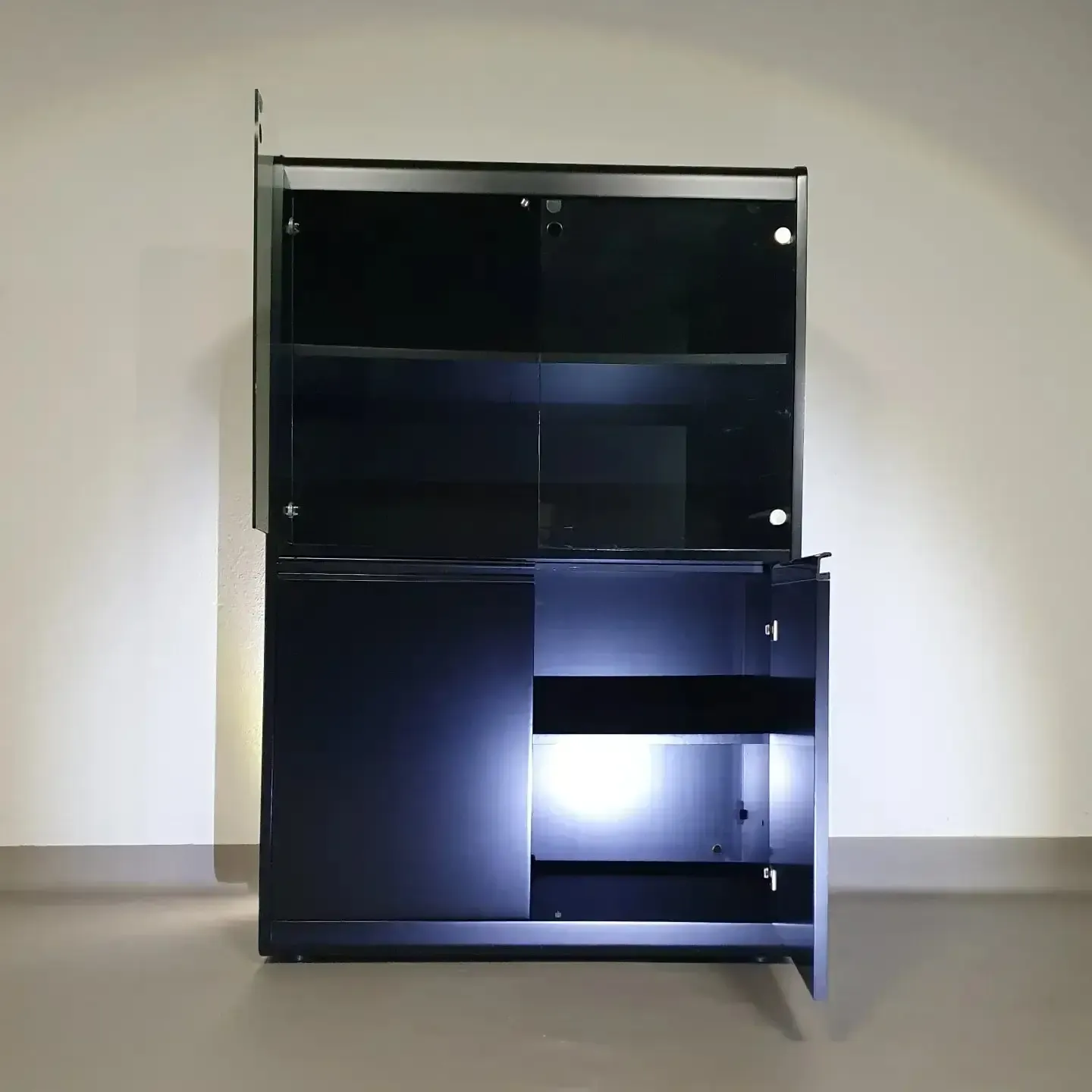 Rodolfo Bonetto Display / Glass Cabinet / Model Linearsystem / 1960s For Bellato Italy. Stunning Condition