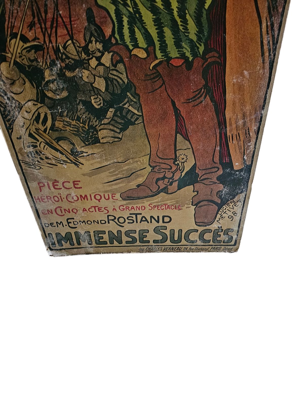 Cyrano De Bergerac Poster On Wood Charles Verneau photo Art