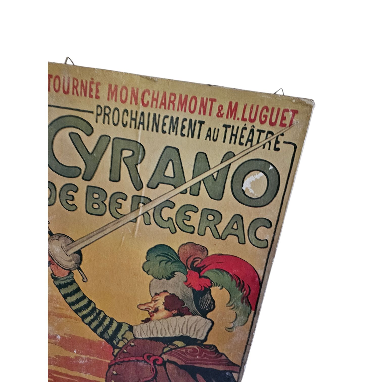 Cyrano De Bergerac Poster On Wood Charles Verneau photo 317.0