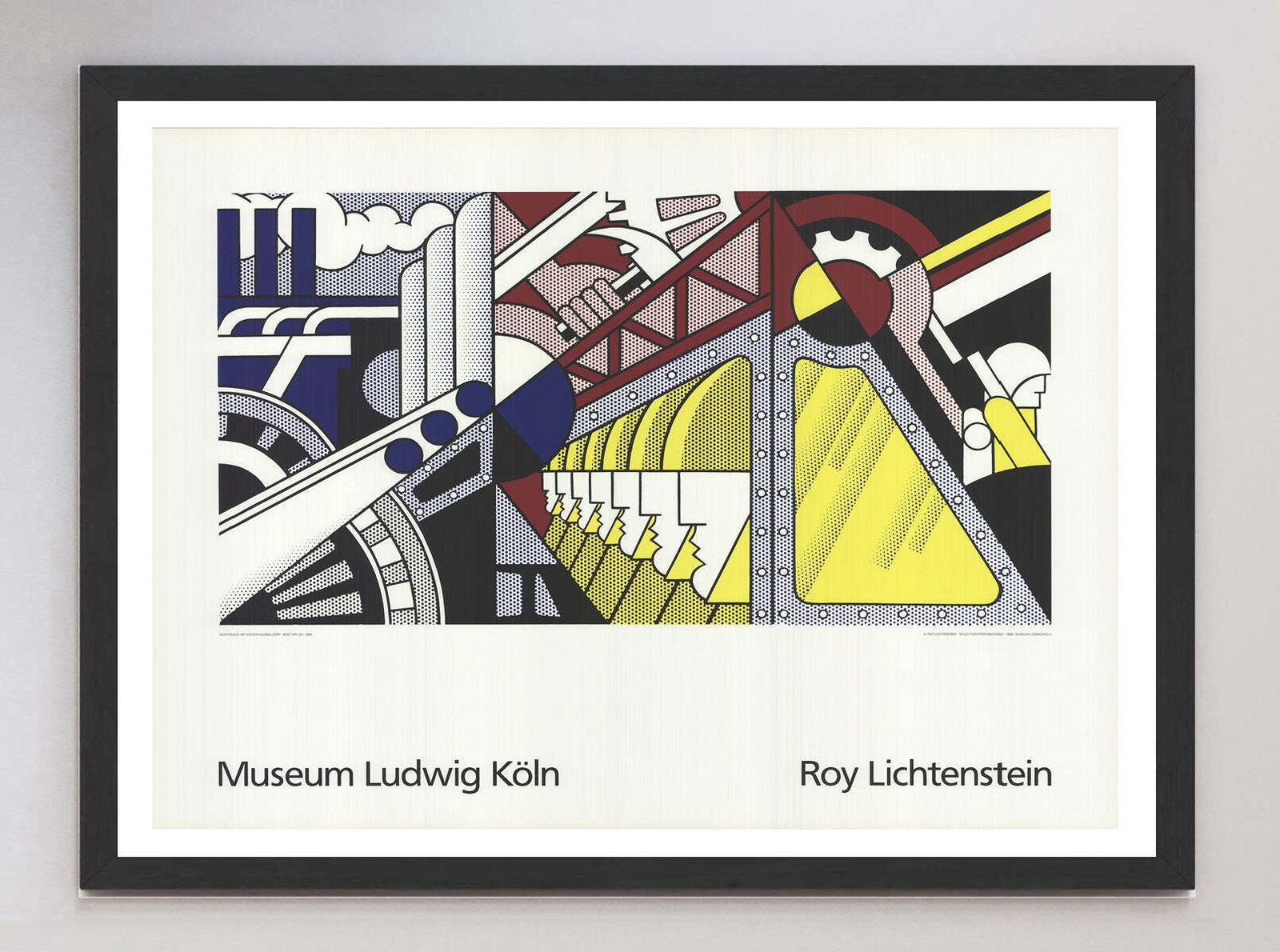 Roy Lichtenstein   Museum Ludwig Koln" Original Vintage Poster" photo for sale