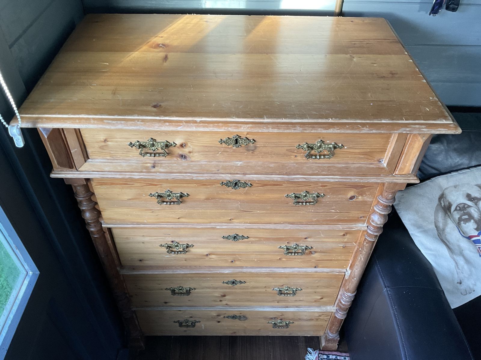 Antique Swedish Pine Chest Of Drawers Circa 1885   1915 photo vinterior