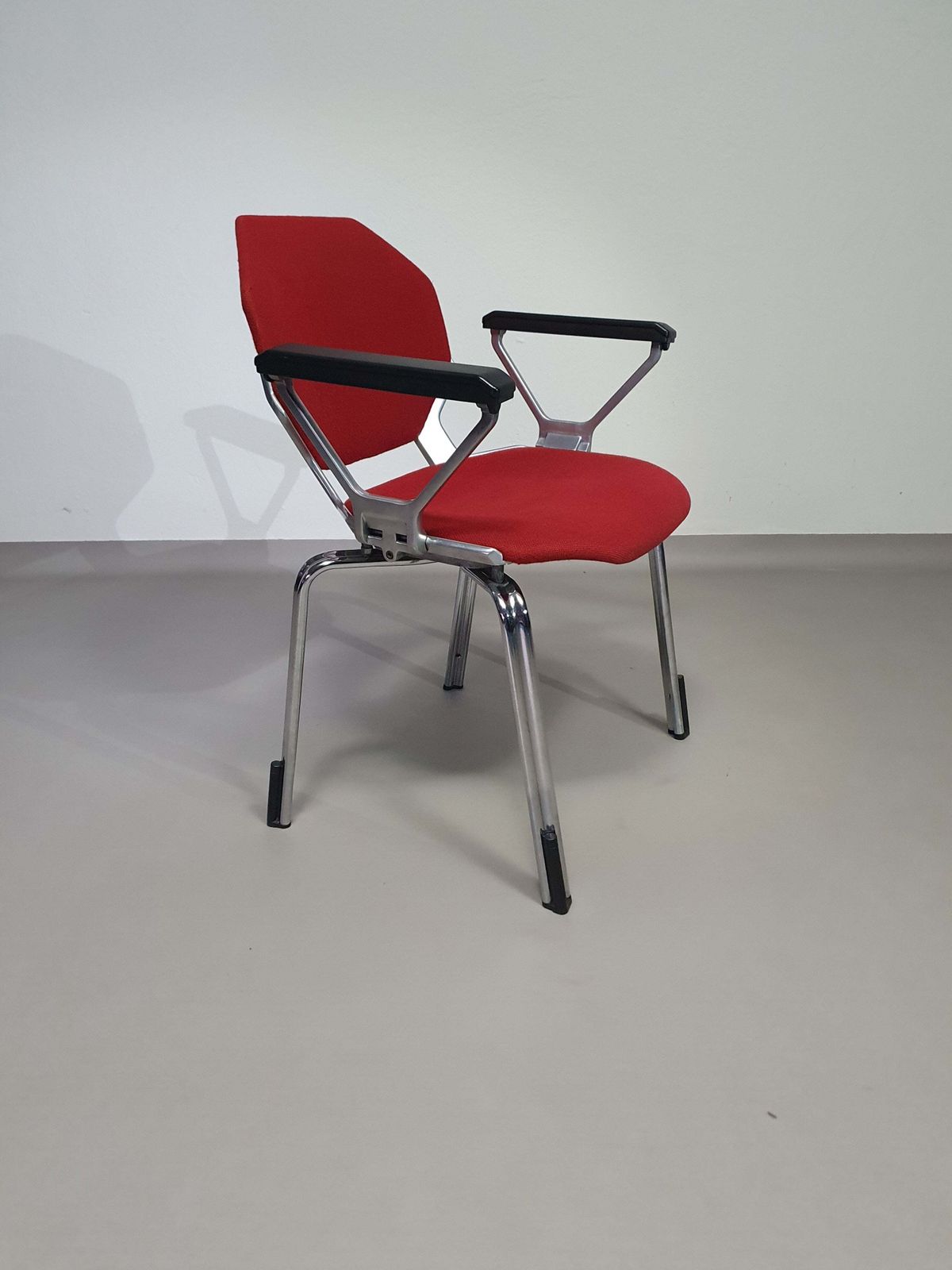 photo furniture 9 X In Stock Froscher Retro 1970 Metal Hexagonal Office / Desk Arm Chair For Sitform