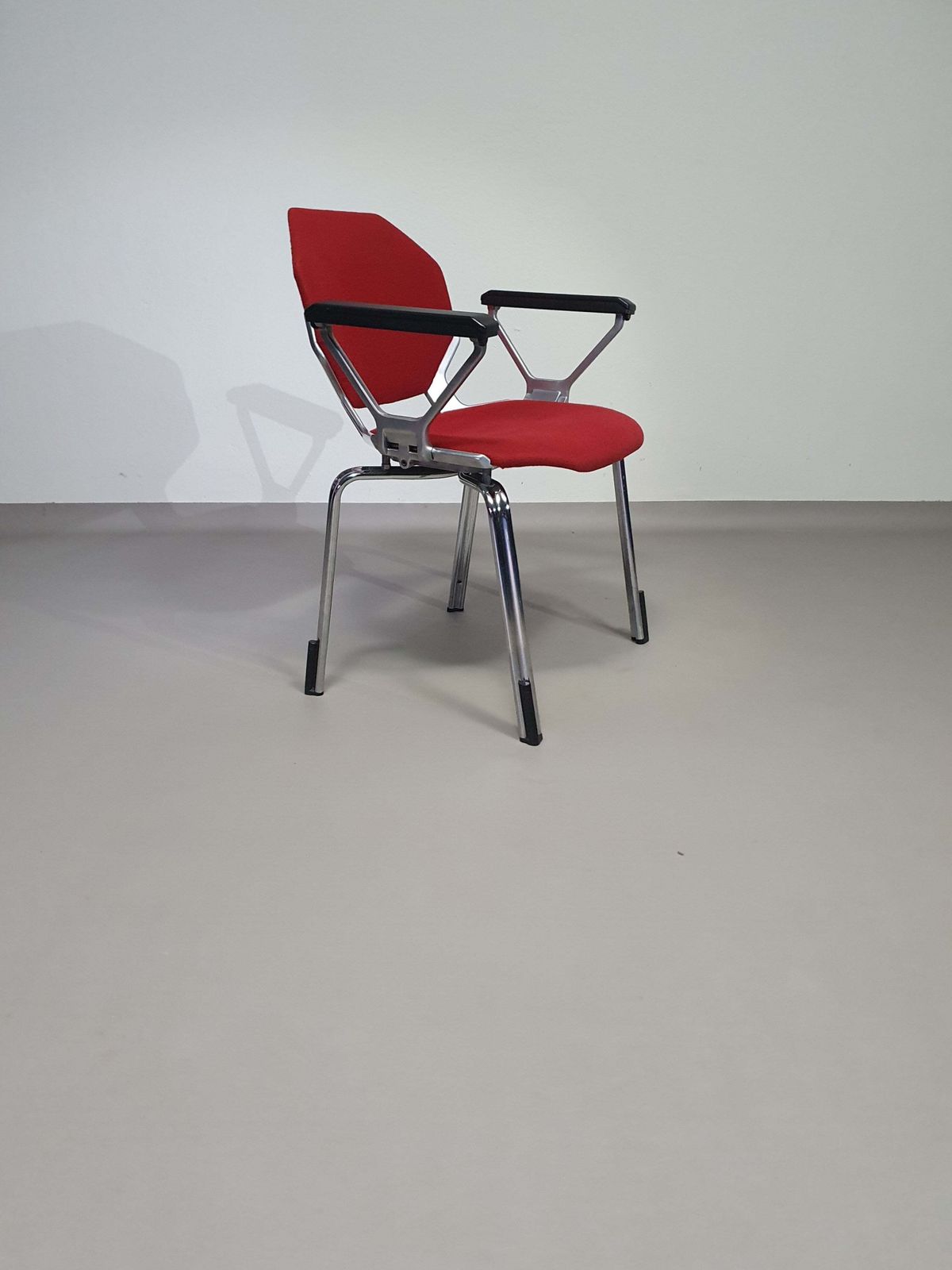 photo for sale 9 X In Stock Froscher Retro 1970 Metal Hexagonal Office / Desk Arm Chair For Sitform