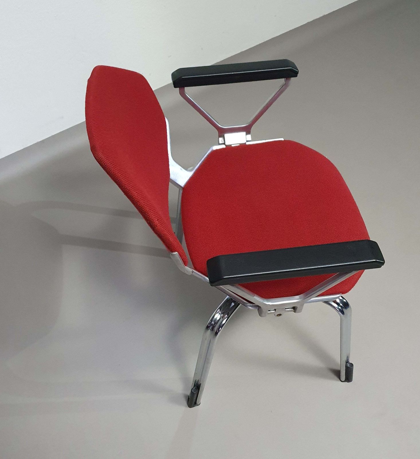 photo buy 9 X In Stock Froscher Retro 1970 Metal Hexagonal Office / Desk Arm Chair For Sitform
