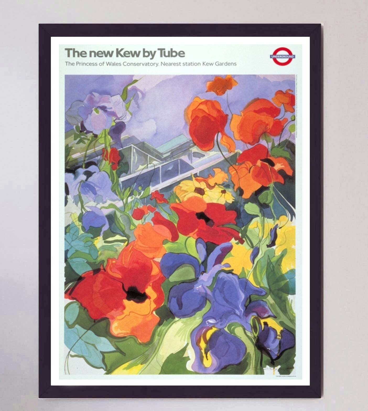 Tfl   The New Kew By Tube" Original Vintage Poster" photo furniture
