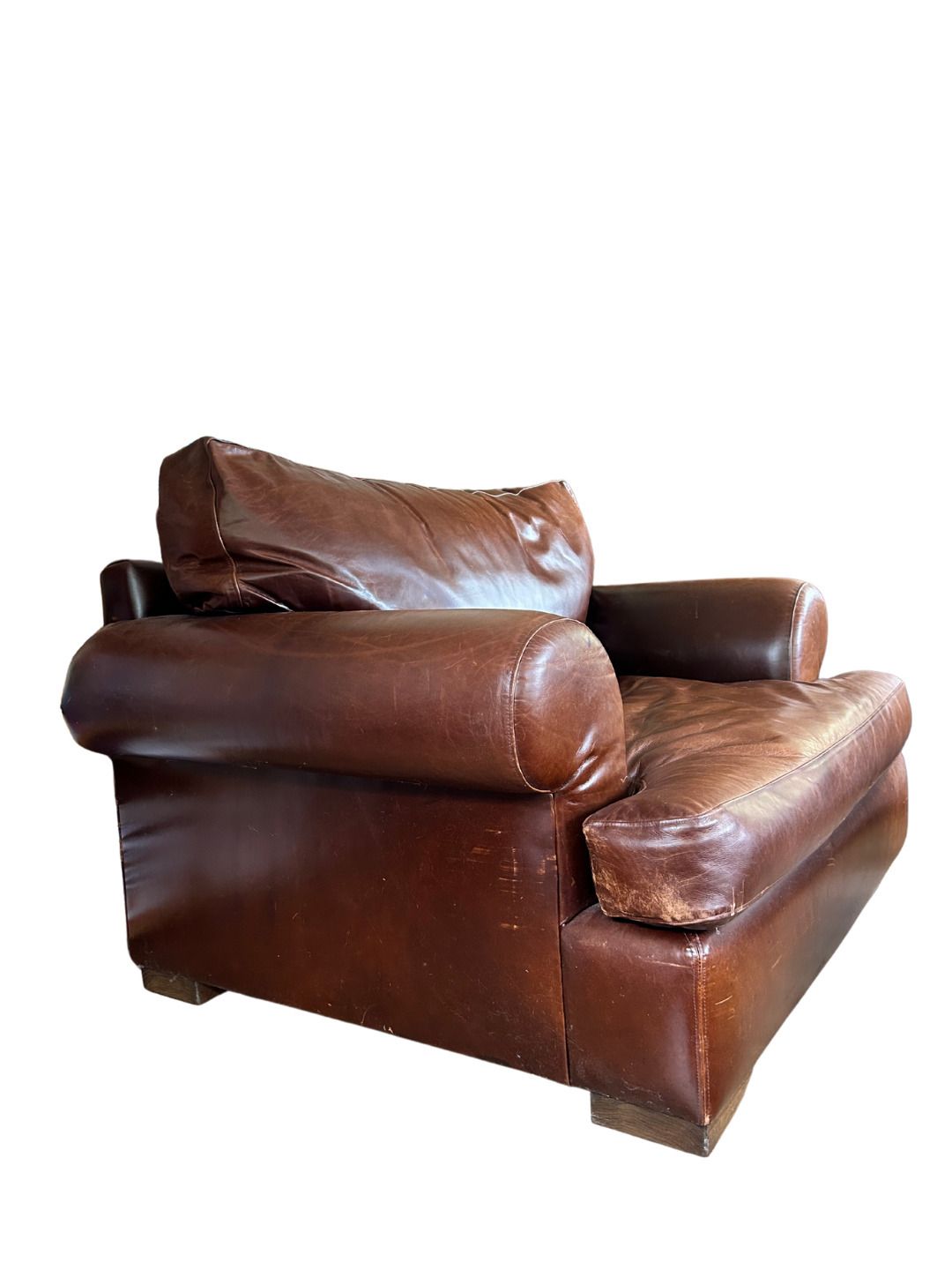 Montauk 2008 Abc Leather Baroque Oversized Armchair photo Furniture