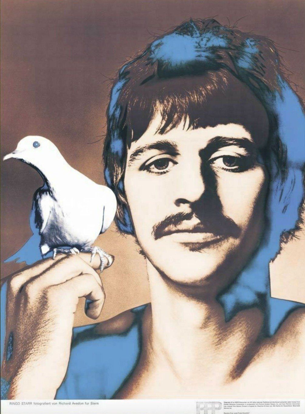 Ringo Starr   Richard Avedon" Original Vintage Poster"
