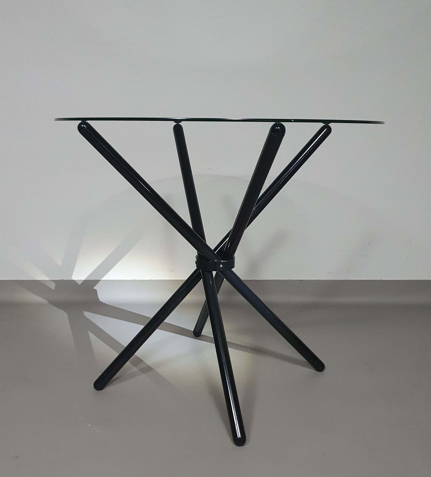 A Thing Of Beauty Is A Joy For Ever. Italian Folding Table 80's Aluminium Frame photo buy