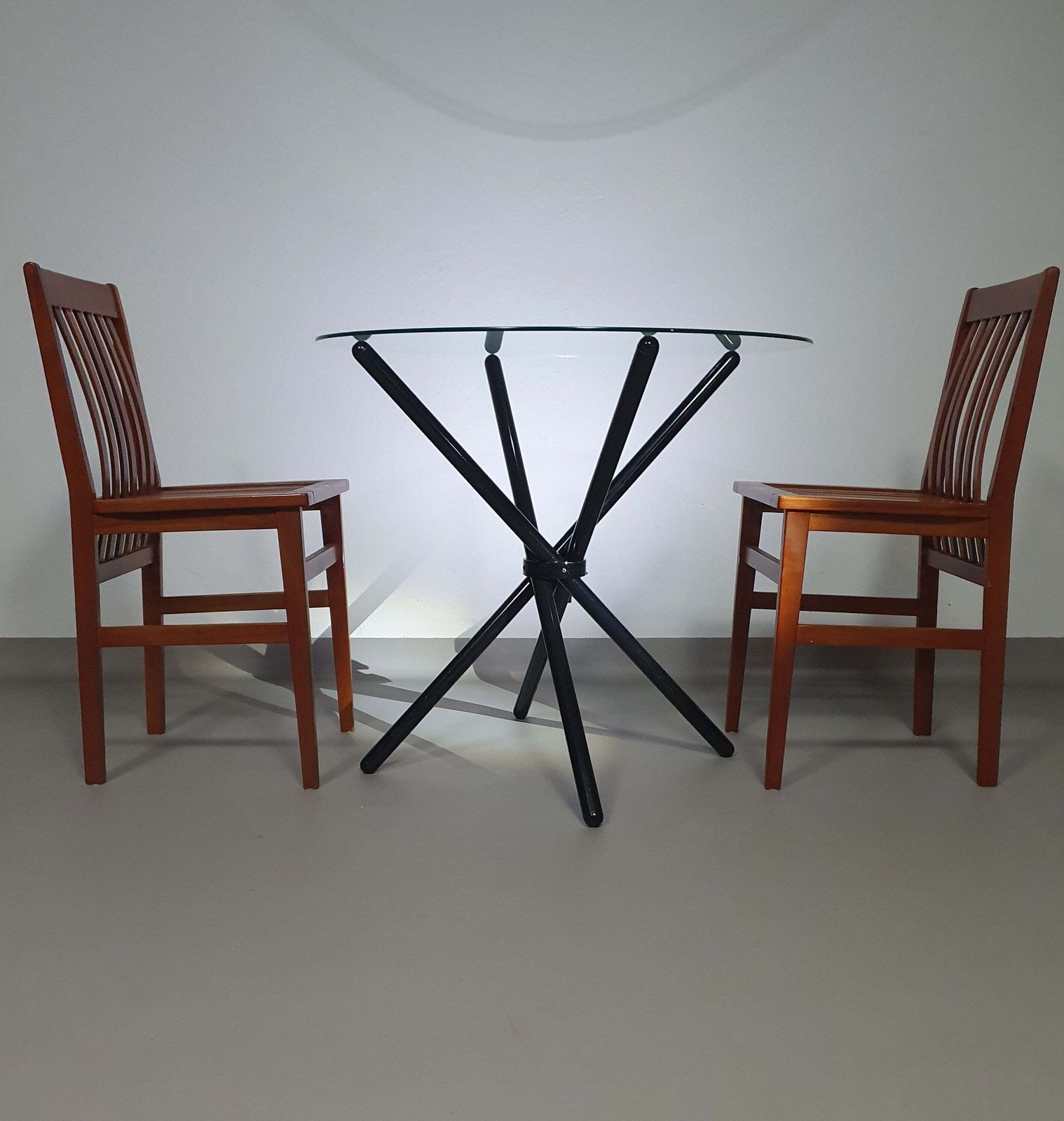 photo vinterior A Thing Of Beauty Is A Joy For Ever. Italian Folding Table 80's Aluminium Frame