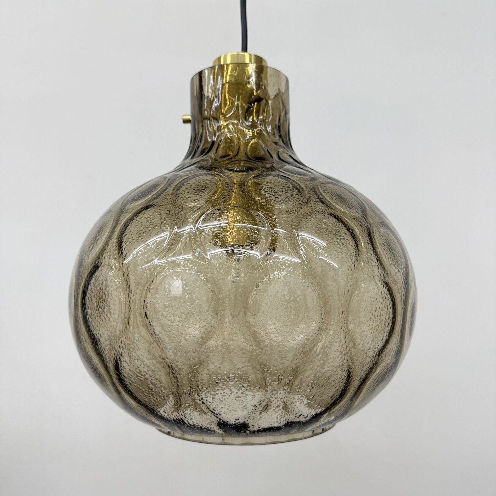 Limburg Glashütte Glazen Hanglamp, Jaren 1970