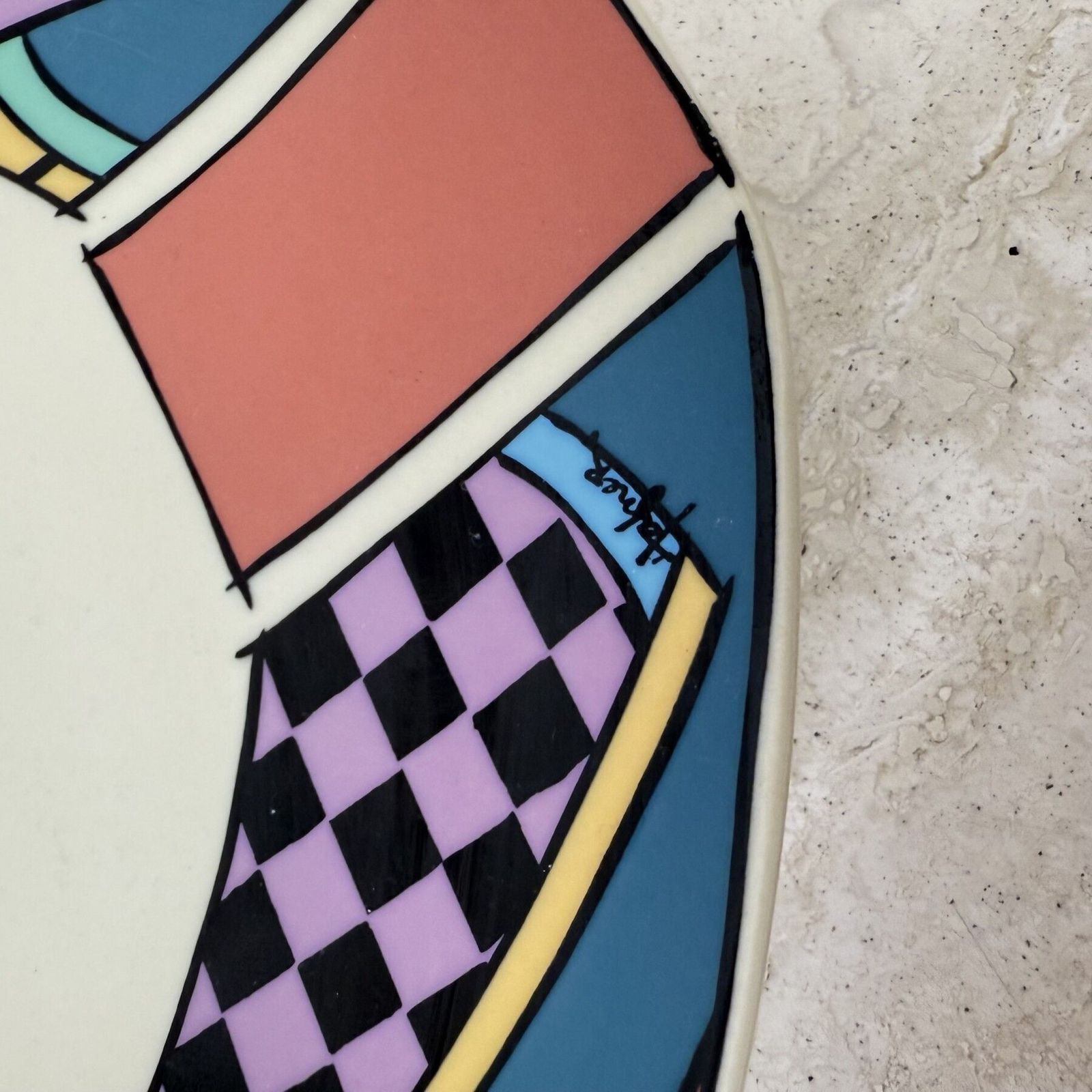 Rosenthal Studio Linie Flash One Vase Ceramic , 1980s Memphis photo for sale