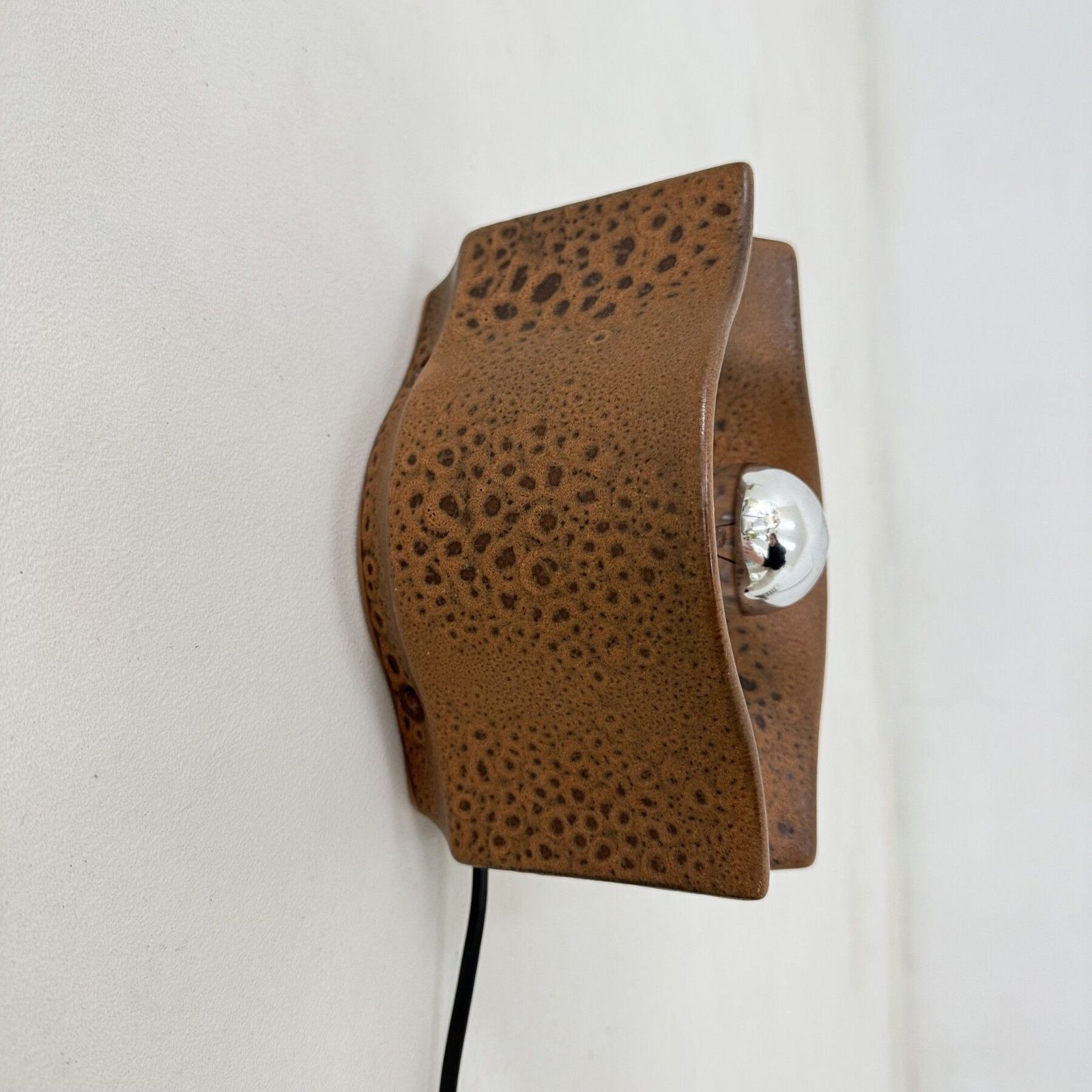 Vintage Ceramic Wall Lamp By Cari Zalloni , 1970s photo vintage