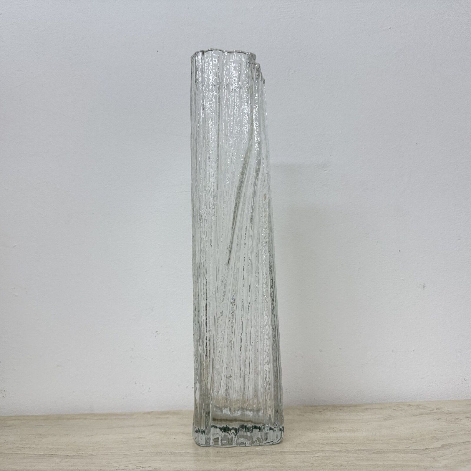 Rosenthal Glazen Vaas Door Martin Freyer Voor Rosenthal Studio Line, 1970 photo vinterior