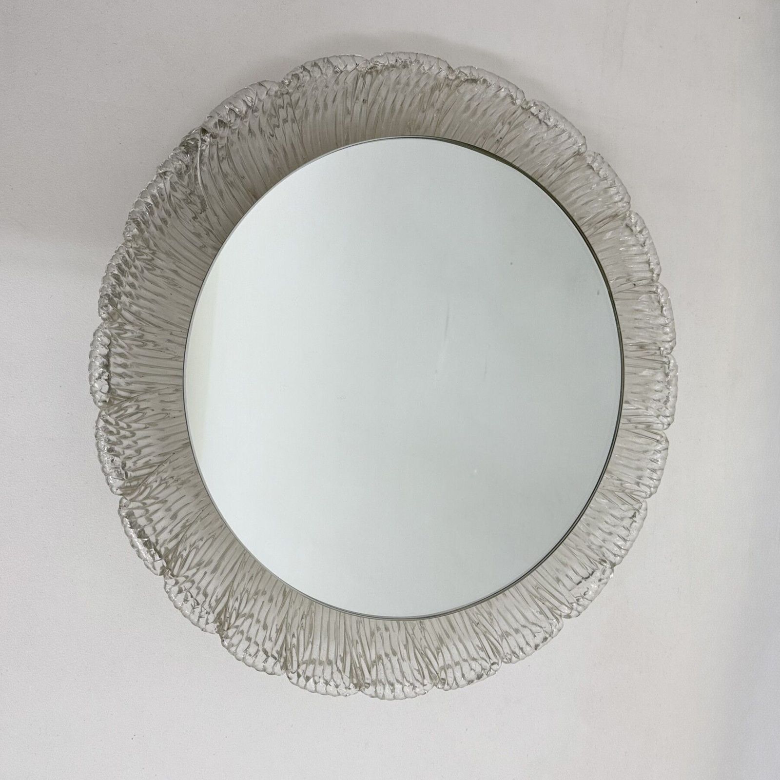 Hillebrand Vintage Lucite Wandspiegel Met Achtergrondverlichting, Jaren 1970, Duitsland