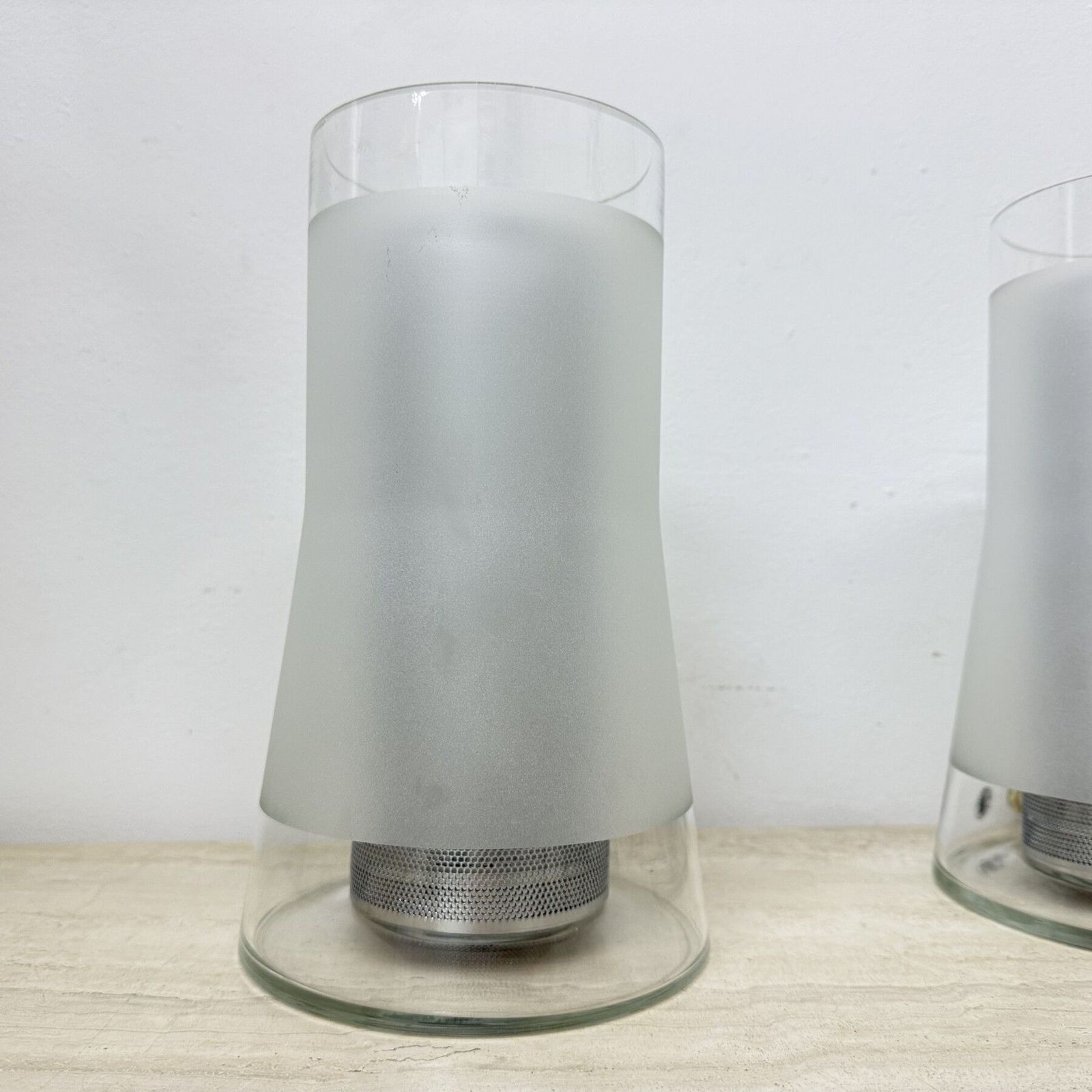 Vintage Ikea 80s Table Lamp B9919 – Hand Made Frosted Glass With Diffuser photo Lighting