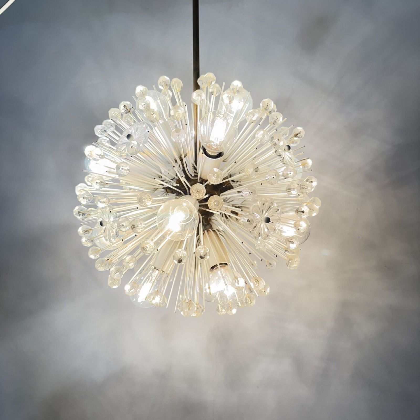 Snowball Hanglamp Van Emil Stejnar Voor Rupert Nikoll, Ca. Jaren 1950 photo furniture