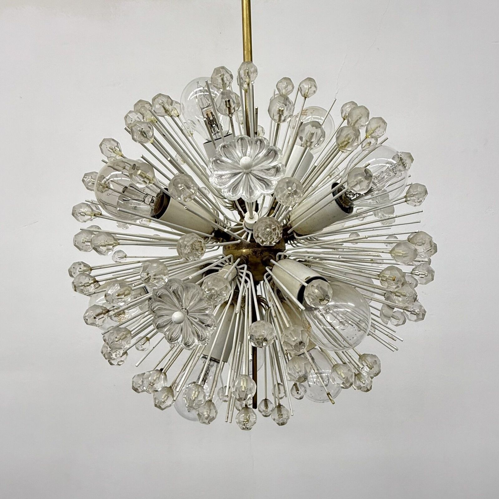 Snowball Hanging Lamp By Emil Stejnar For Rupert Nikoll, 1950s photo 1603.0