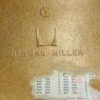 photo for sale Eames Herman Miller Dsw Side Chairs In Ochres And Light Greige