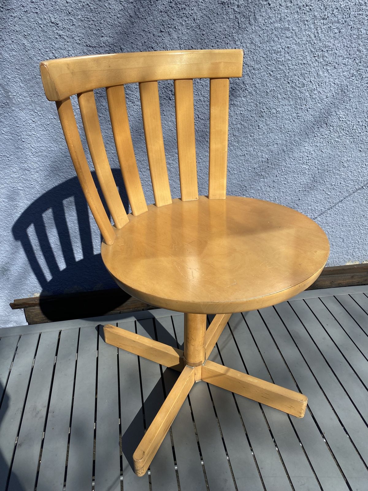 Rotating Chair Edsbyverken Sweden Retro Mid Century 1960s Sune