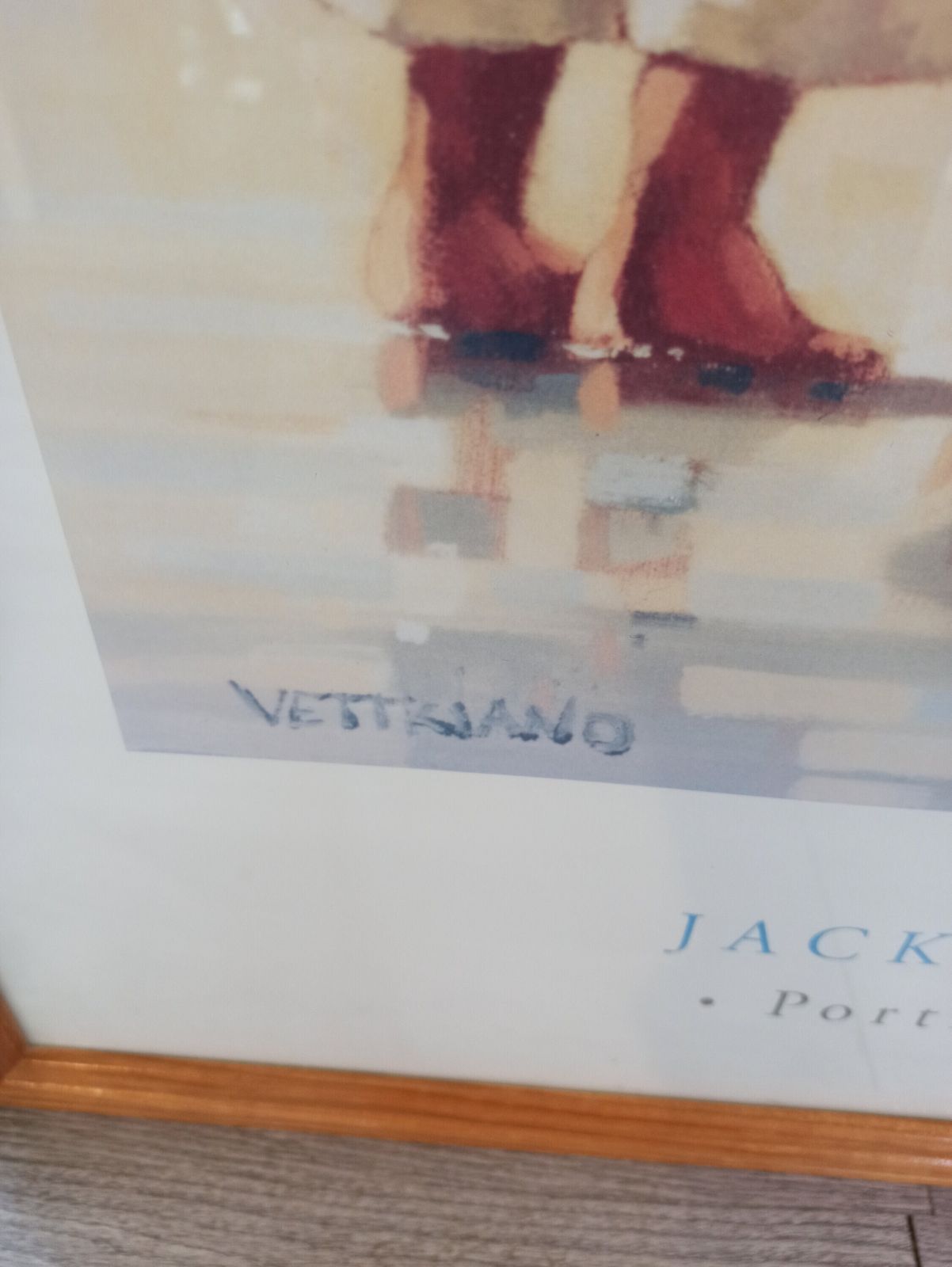 Jack Vettriano Framed Print. 'The Picnic Party'. Excellent Condition. 87.5cm X 67.5cm Including Frame. Portland Gallery. photo for sale