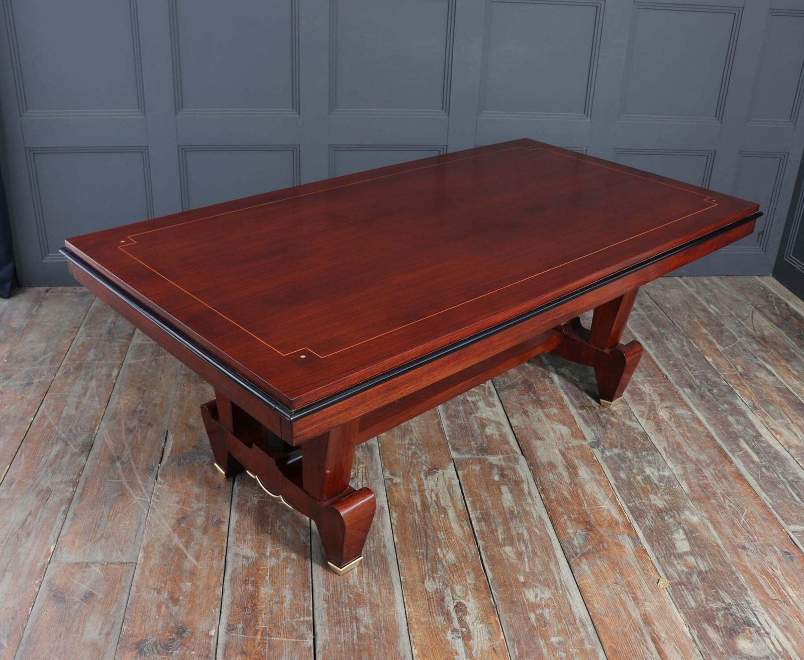French Art Deco Dining Table By Jules Leleu C.1940 photo buy