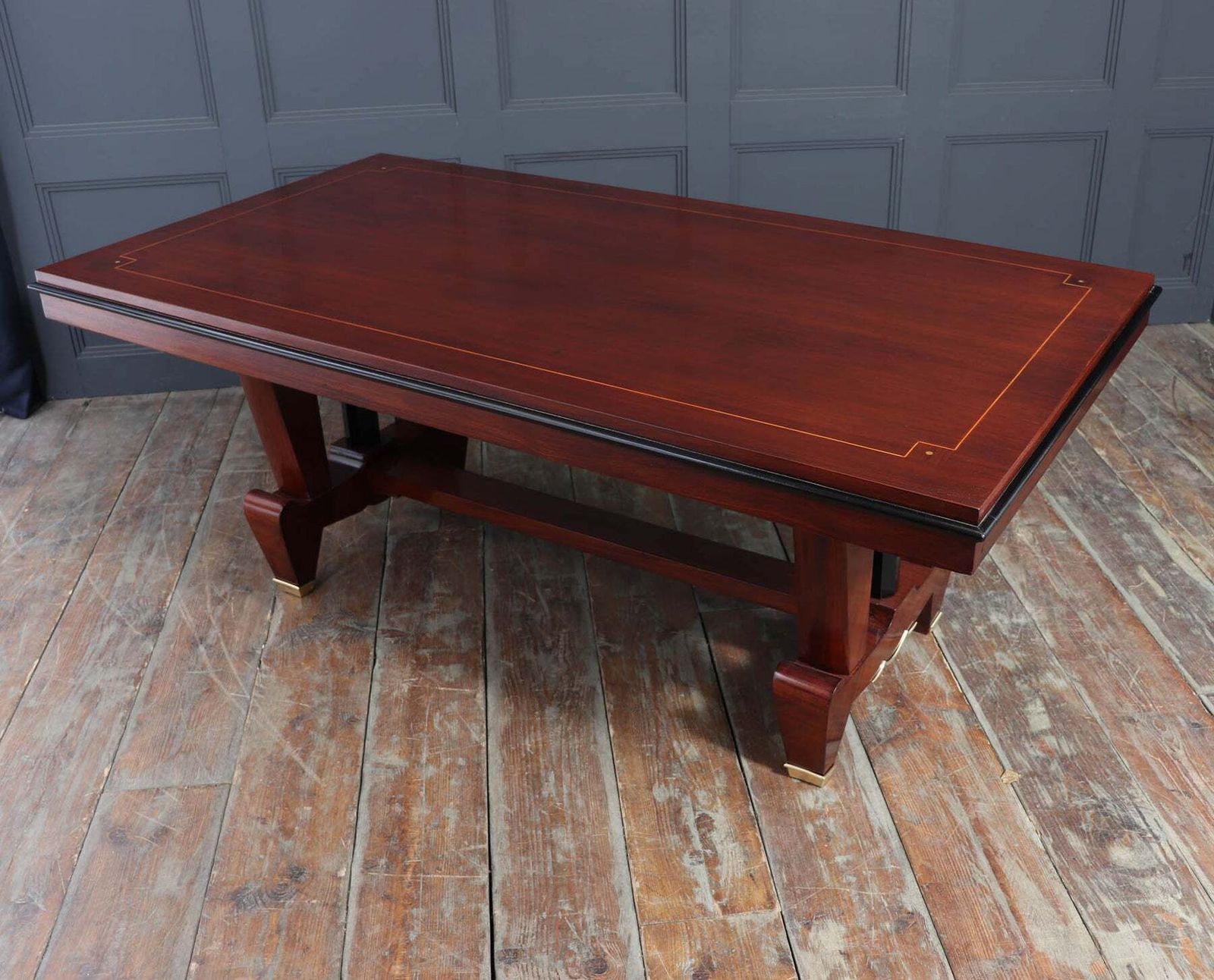 photo furniture French Art Deco Dining Table By Jules Leleu C.1940