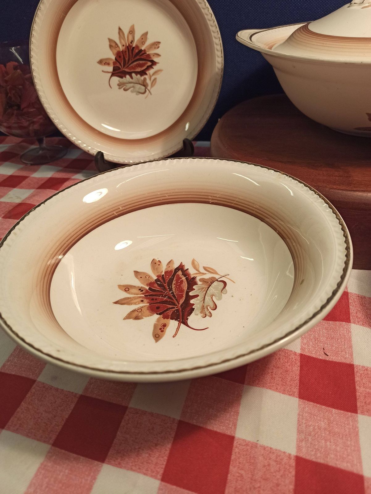 Portland Pottery Cobridge Part Dinner Set. 1957. Good Condition. photo vinterior
