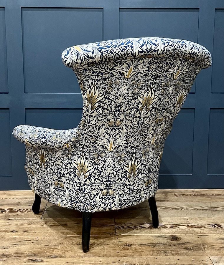 A Rare Pair Of French Napoleon III Fishtail Armchairs photo vinterior
