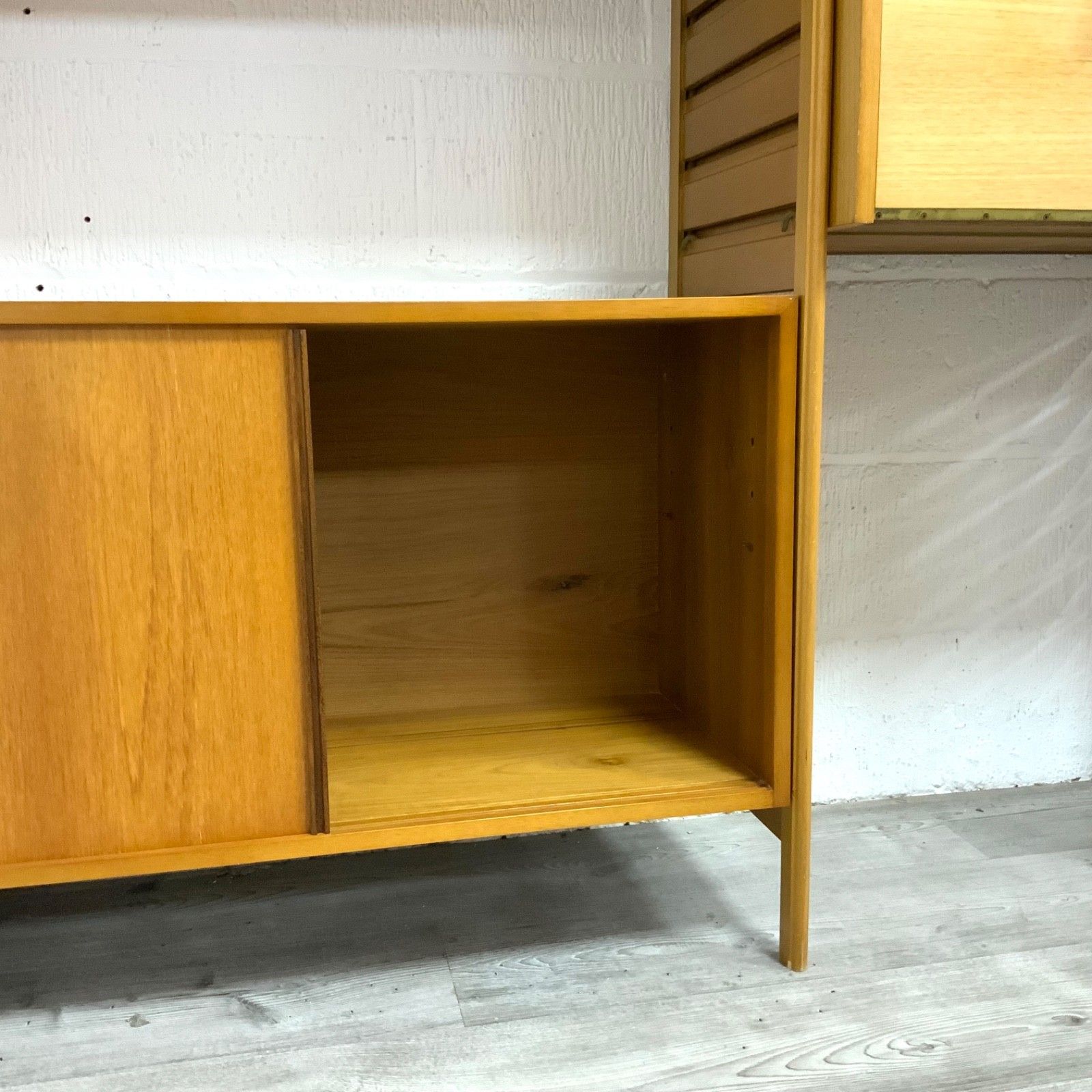 Vintage Staples Ladderax 2 Bay Modular Shelving Unit System Bookcase Teak 60s photo 1495.0