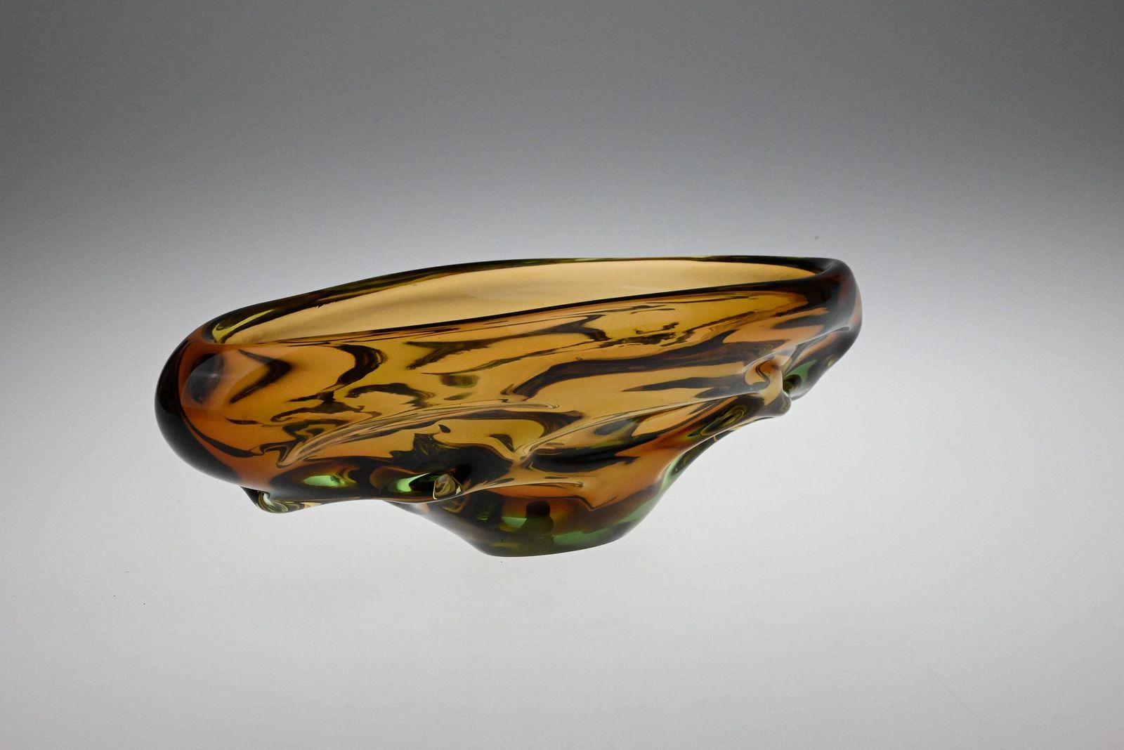 Jan Beranek Skrdlovice Glass Jardiniere Bowl, Glass Bowl, Art Glass Bowl, Vintage Glass Bowl, Antique Glass Bowl, Antique Bowls, Czech Glass photo 154.0