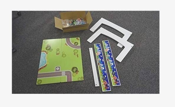 Toytopia 75 Piece Wooden Train Table. Suitable For Children 36 Months. photo furniture