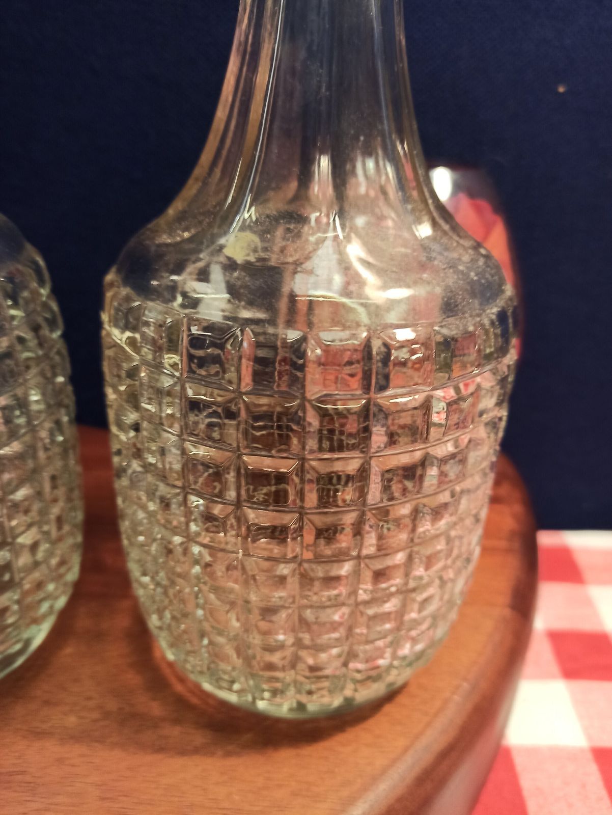 Set Of Two Carafe Decanters. C1940s. Very Good Condition. photo Home Decor
