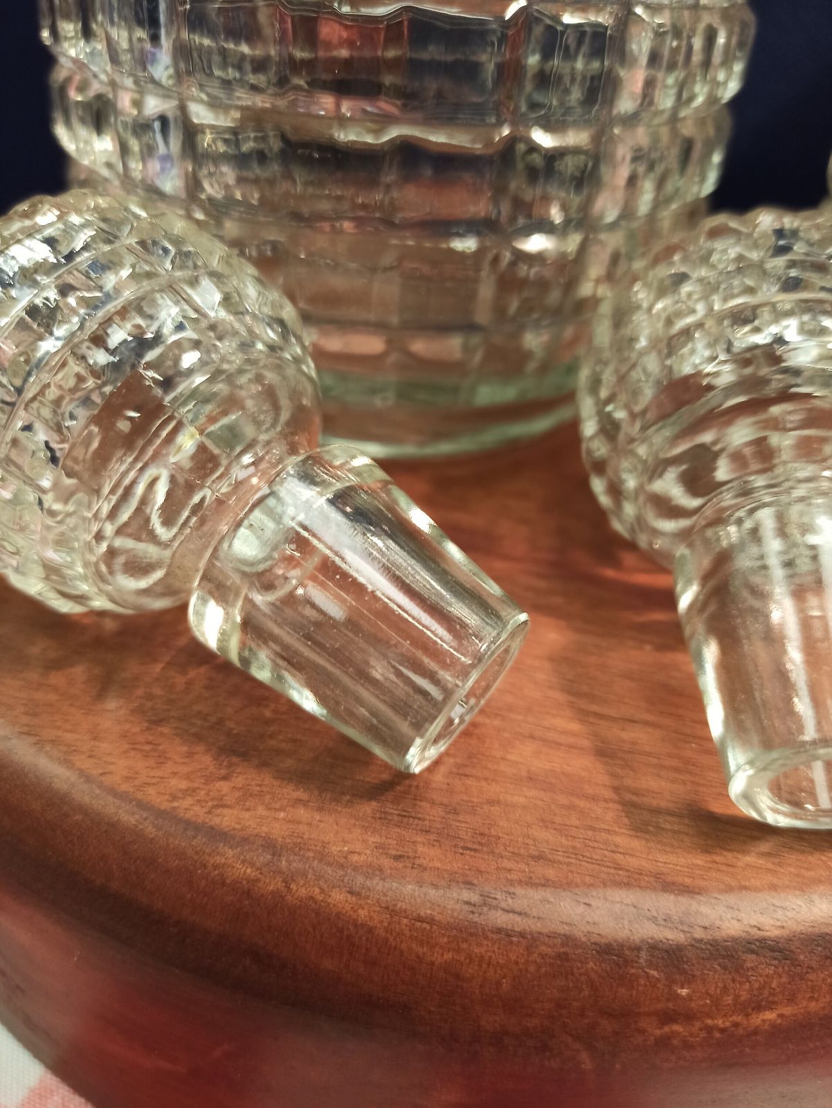 Set Of Two Carafe Decanters. C1940s. Very Good Condition. photo buy