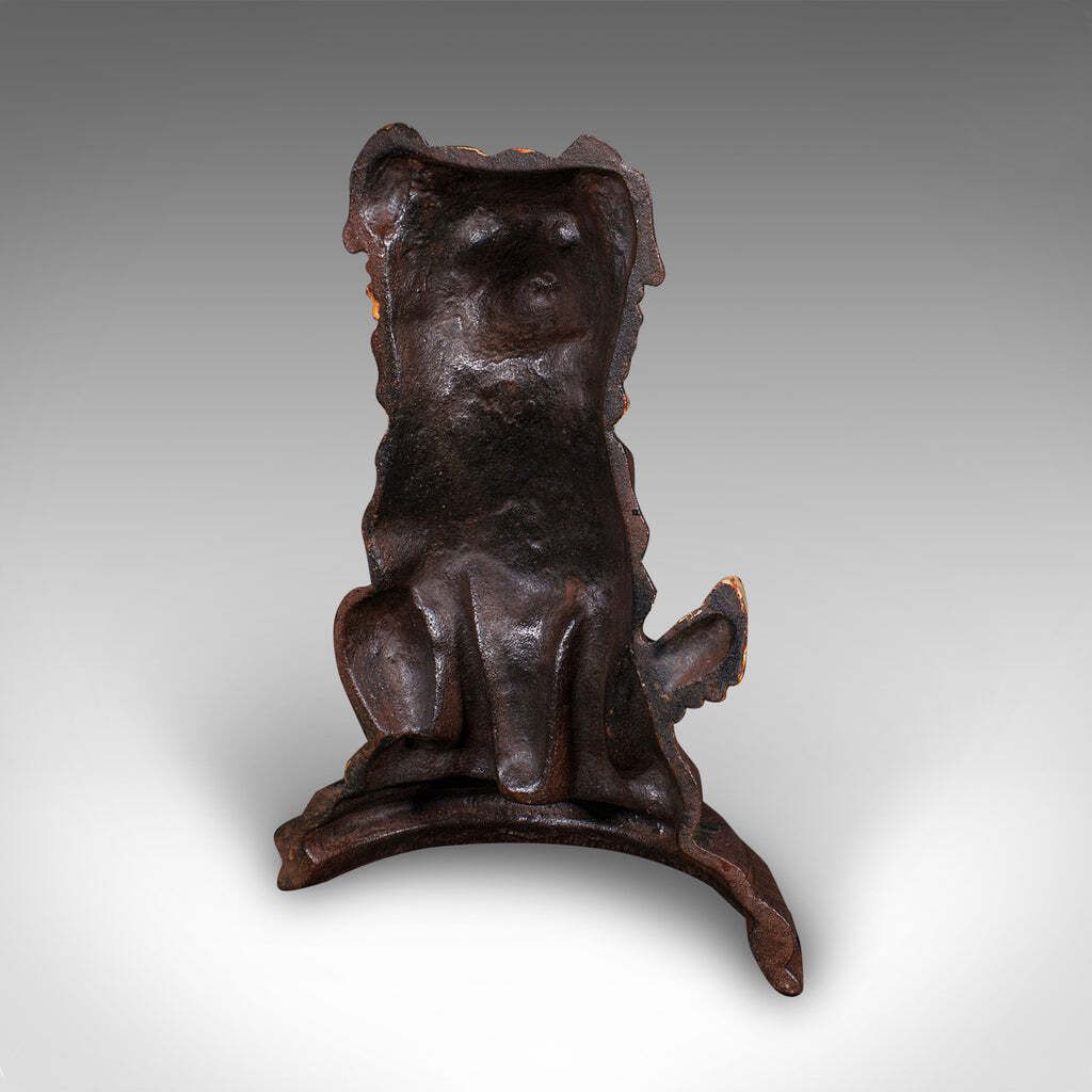 photo furniture Pair Of Antique Border Collie Doorstops  English  Dog  Door Keepers Victorian