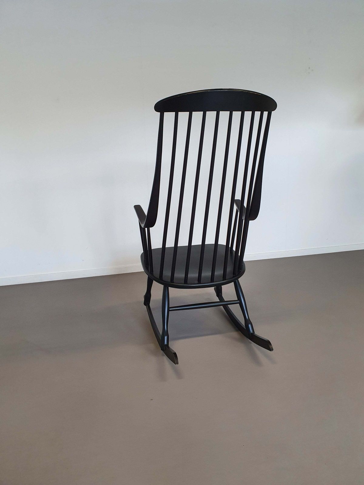 Black Lena Larsson Voor Nesto Rocking Chair 1960s photo buy