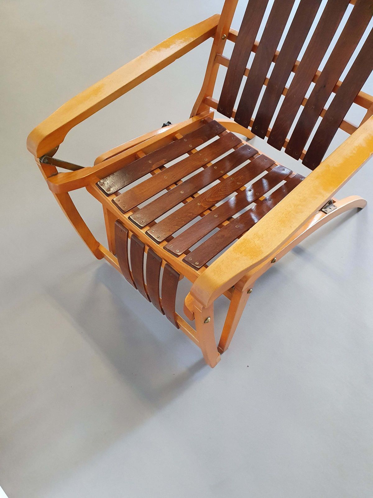 Chair Bentwood Thonet Siesta Medizinal 1951 Lounge Chair photo buy