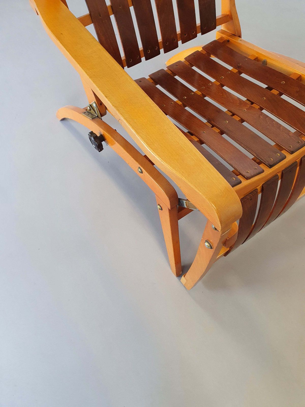 Furniture Chair Bentwood Thonet Siesta Medizinal 1951 Lounge Chair photo