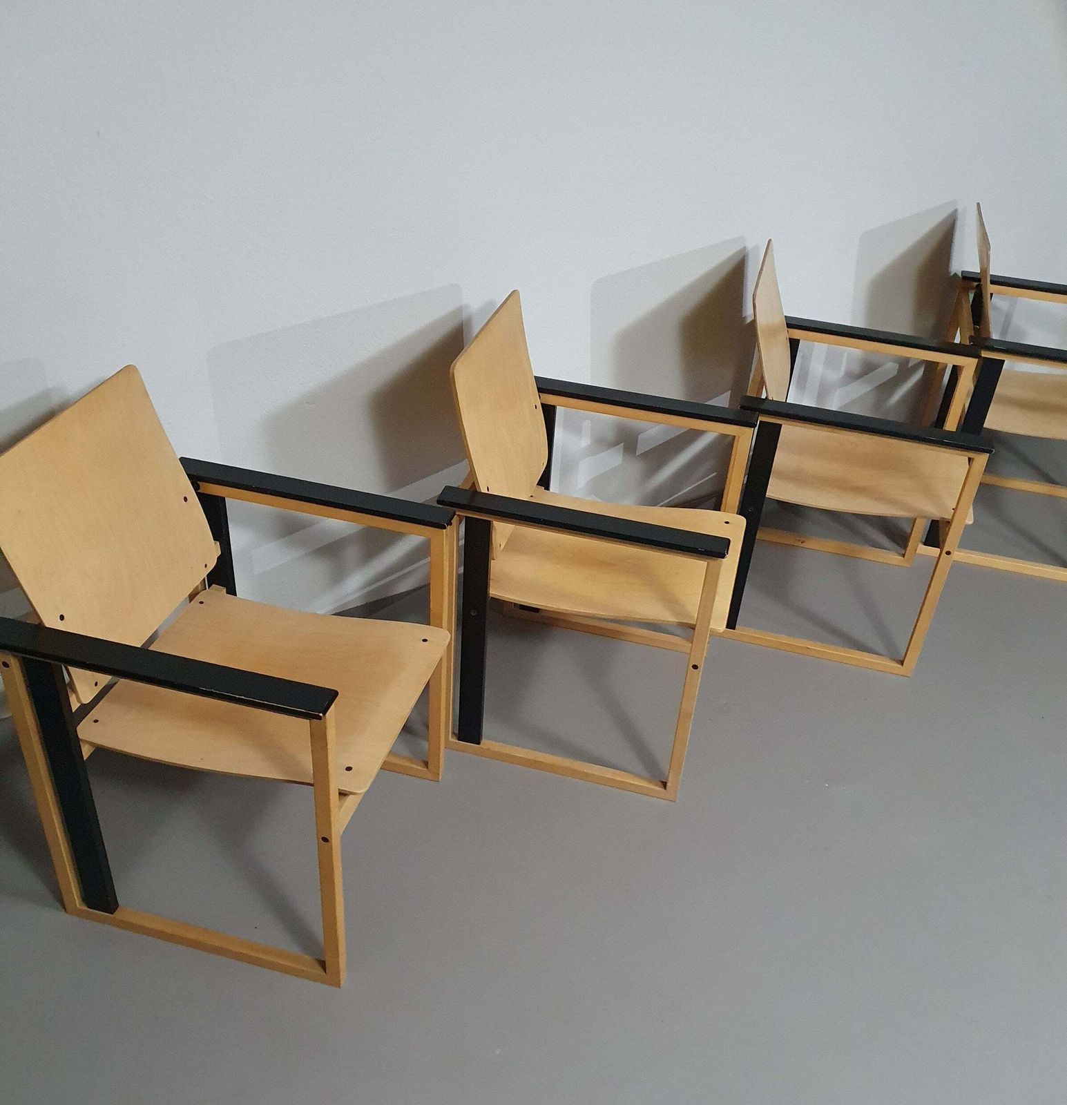 3167.0 Extremely Rare Finnish Dining Set By Simo Heikkilä / Pentik. 1980s photo