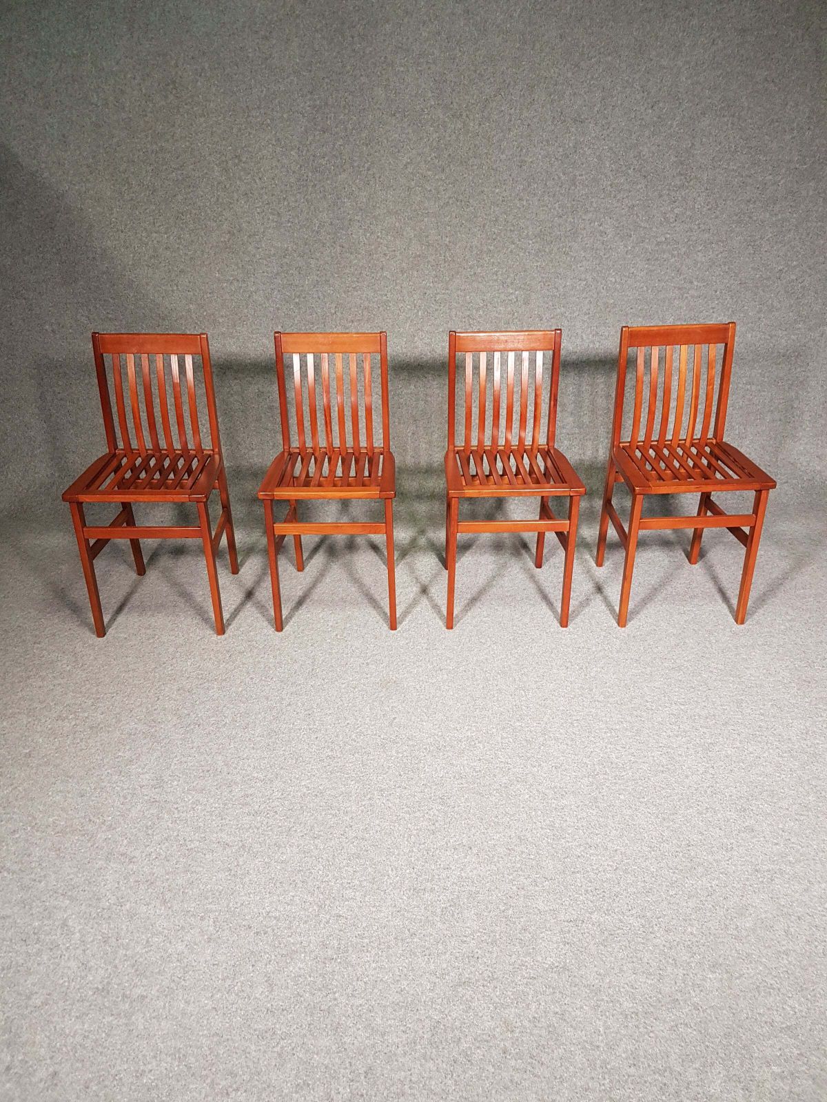 8 X Beautiful Milano Chairs Cherry Wood By Aldo Rossi For Molteni, 1980s photo for sale