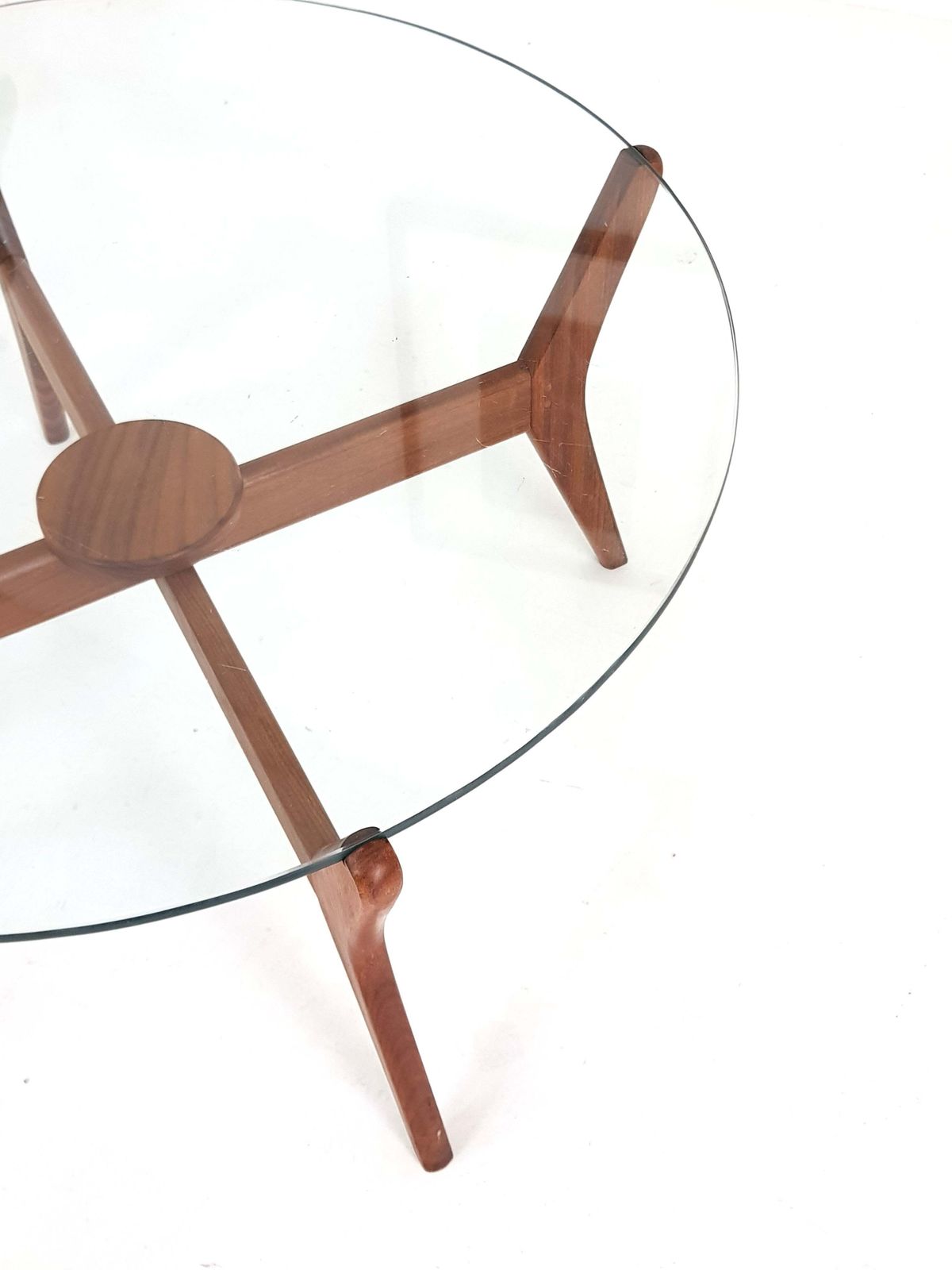 Mid Century Glass Coffee Table photo buy