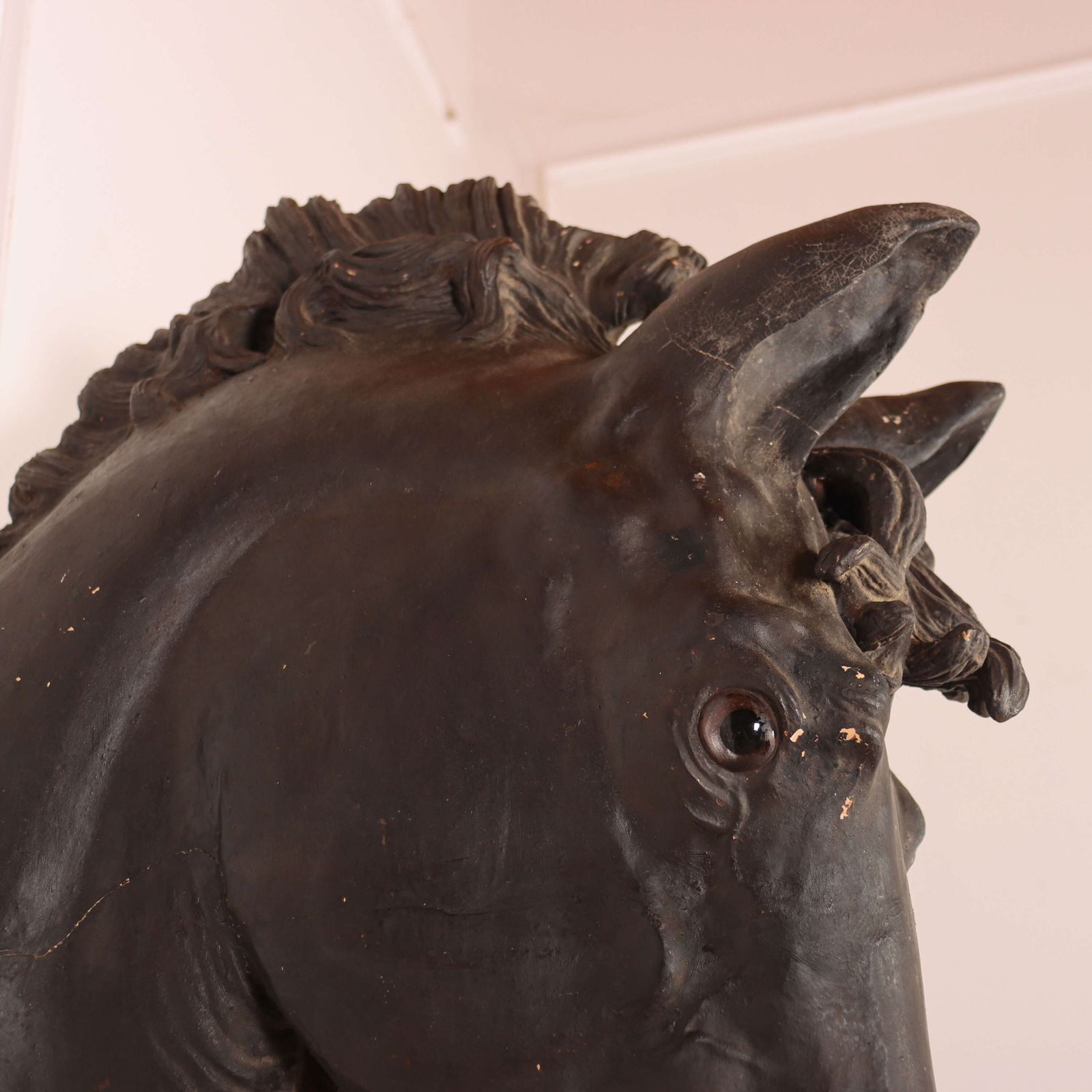 19th Century Spanish Horses Head photo Art